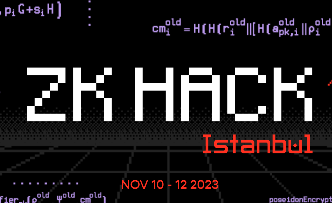 ZK Hack Istanbul: ZK Hackathon