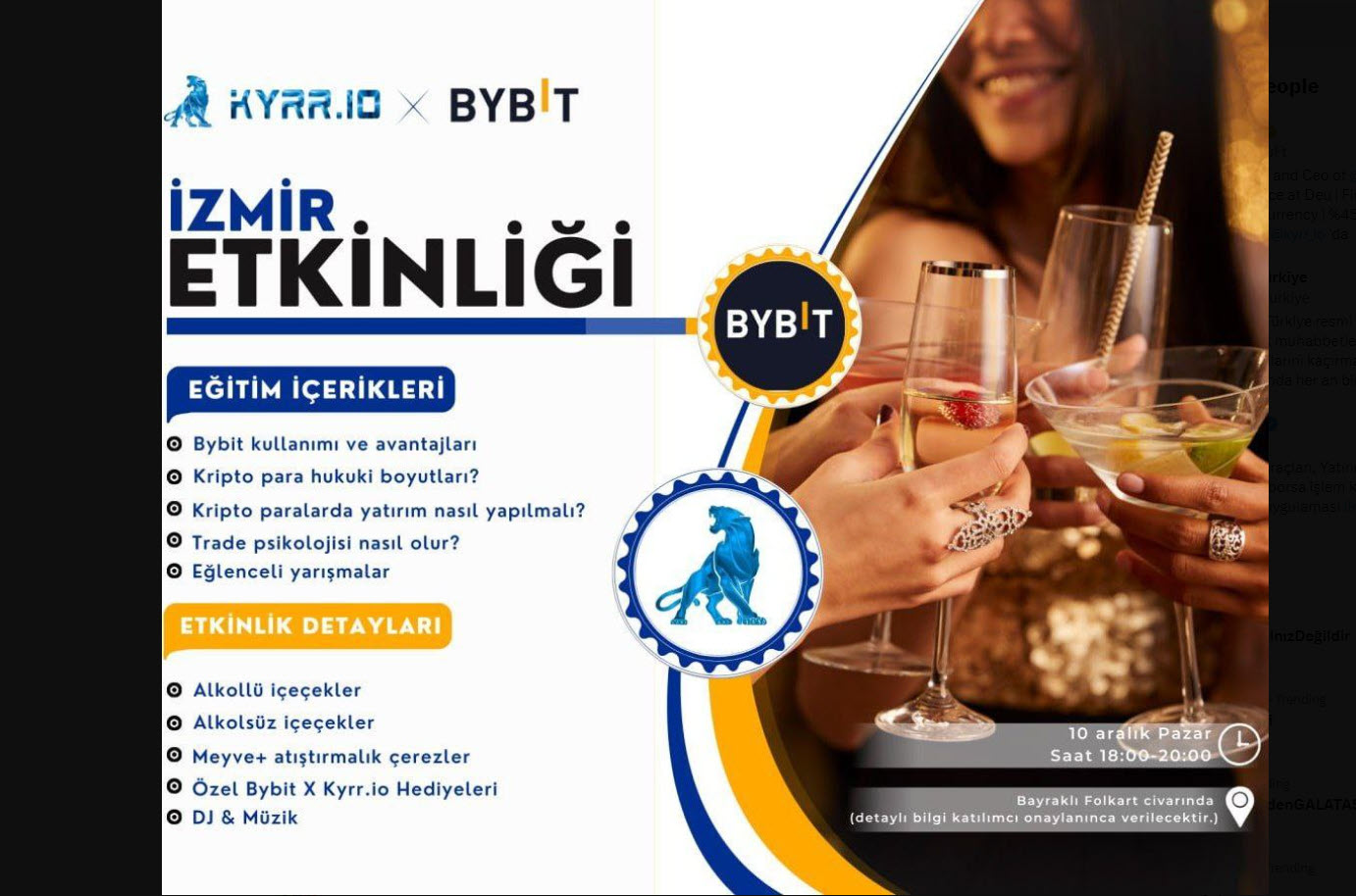 Bybit & KYRR İzmir Etkinliği: Kripto Dünyasına Adımınızı Atın!