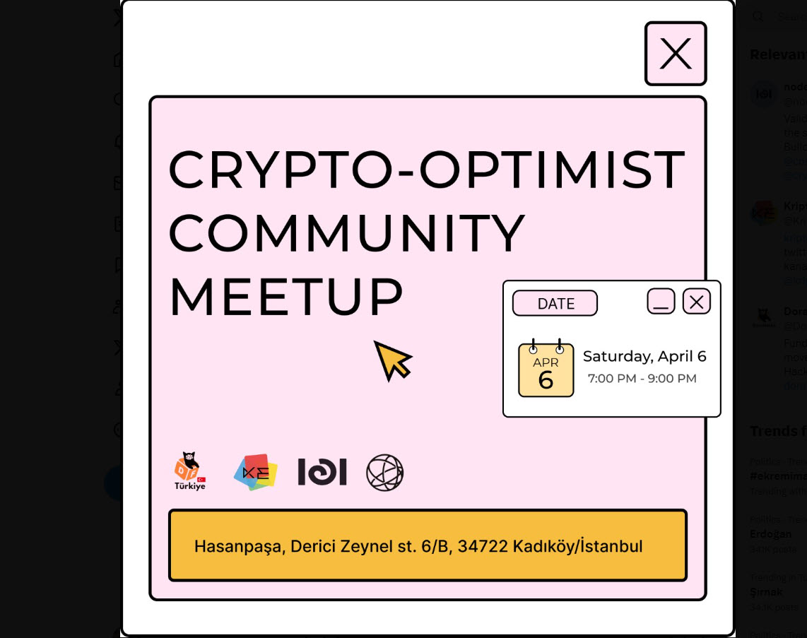Kripto-Optimist Topluluk Buluşması