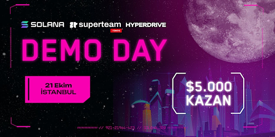  Hyperdrive Hackathon Demo Day - $5000 Ödül Havuzuyla!