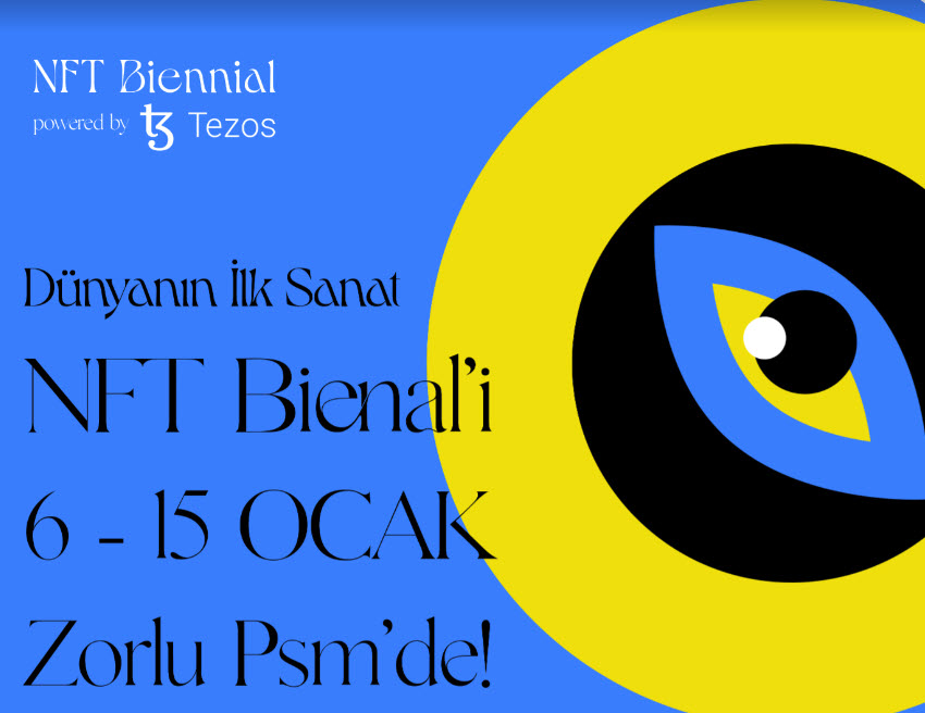 NFT Biennial , İstanbul ayağıyla 6 – 15 Ocak’ta Zorlu PSM’de ziyaretçileriyle buluşacak. 