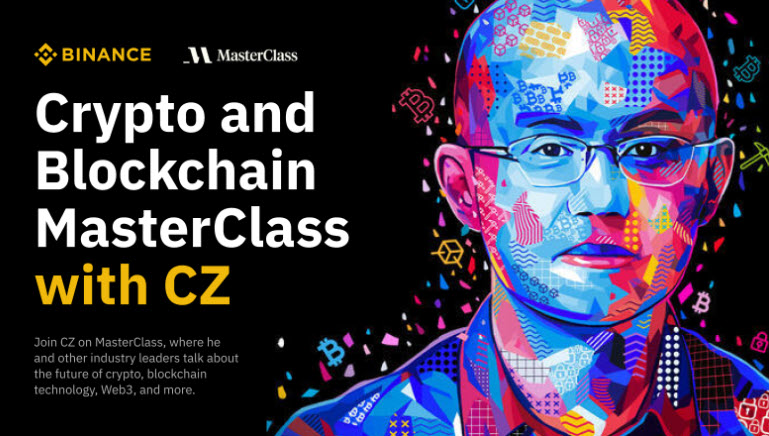 Watch CZ’s Class on Cryptocurrency and Blockchain on MasterClass