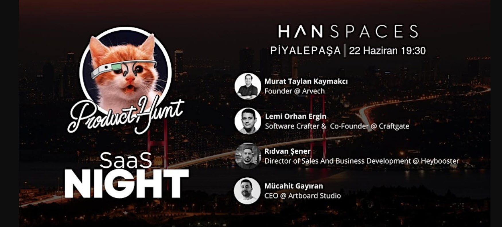 Product Hunt Istanbul Meetup: SaaS Night