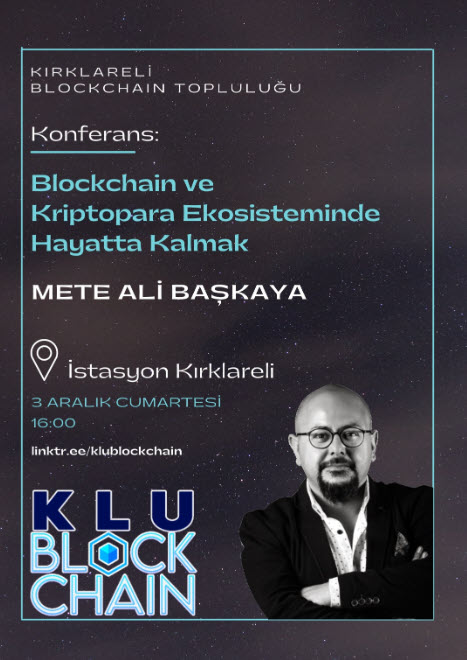 Blockchain ve Kriptopara Ekosisteminde Hayatta Kalmak /  Mete Ali Başkaya