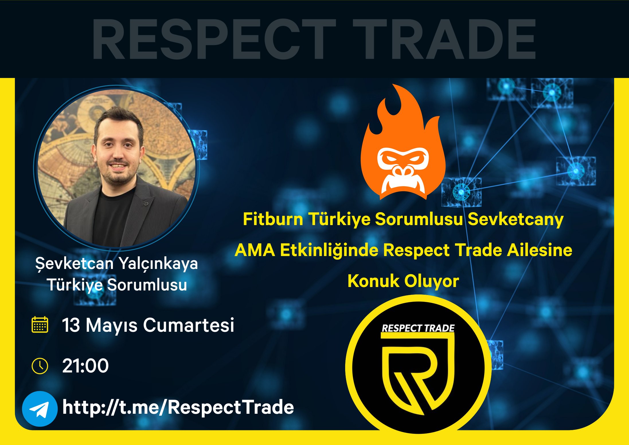 Fitburn_ai'nin Türkiye Sorumlusu Şevketcan Yalçınkaya'yı Respect Trade AMA