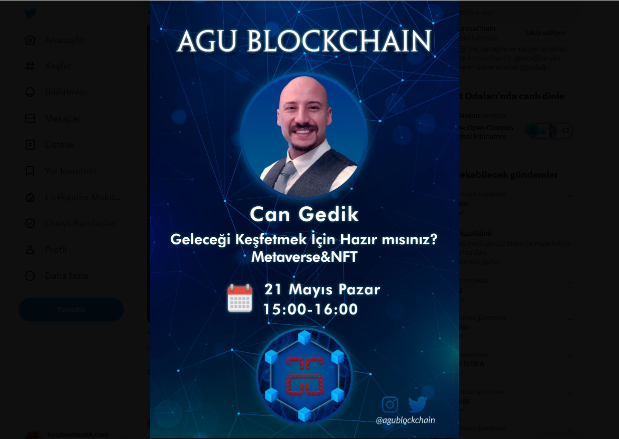 AGU Blockchain Kulübü'nden 