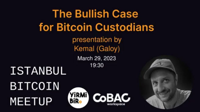 Bitcoin semineri #12 @ CoBAC - Merchants and Custodians