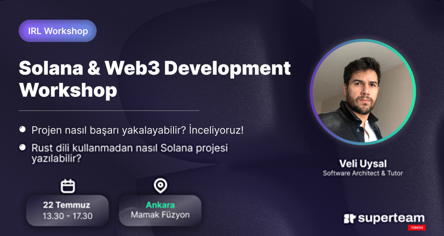 Solana & Web3 Development Workshop