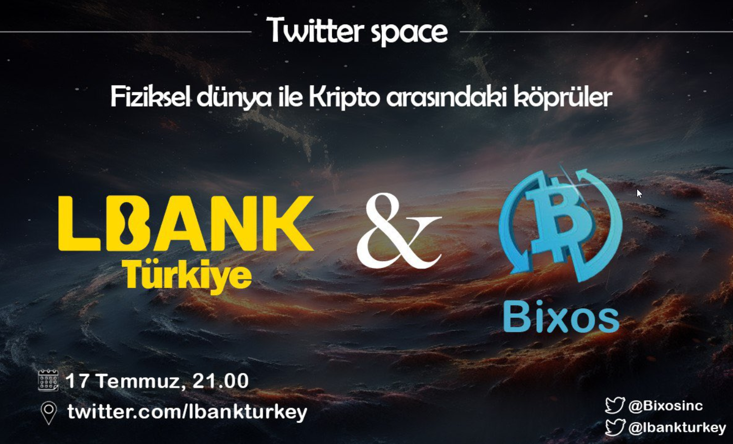 LBank Türkiye ile Ödüllü Twitter Space Etkinliği: NFT, Kripto Ödemeleri ve Gayrimenkul NFT Dönüşümü