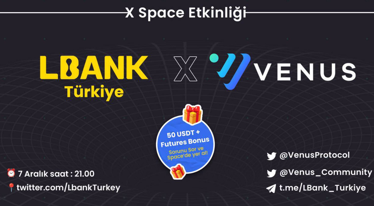 LBank Türkiye X Venus Protocol: Büyük AMA Etkinliği!