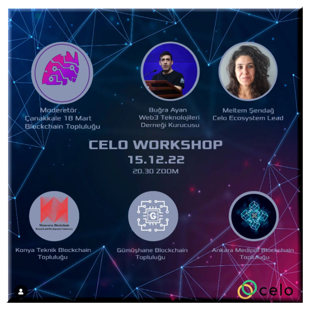 CELO WORKSHOP / Çanakkale Blockchain
