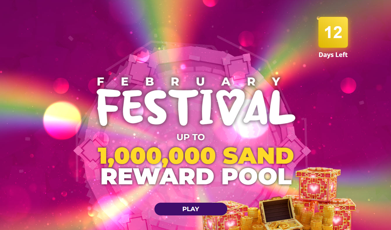 1 MİLYON $SAND, mystery boxlar ve ödül havuzlarının yanı sıra kazanılacak memorabilialar!