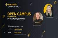 Canlı yayınımıza katılın, #Binance Launchpad'de  @opencampus_xyz  $EDU Token Satışı ile tanışın!