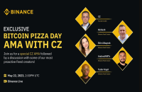 Binance Pizza DAY With  CZ..